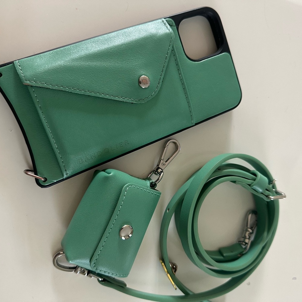 Bandolier iPhone 11 pro max and AirPods pro cases